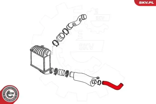 Ladeluftschlauch ESEN SKV 24SKV732 Bild Ladeluftschlauch ESEN SKV 24SKV732