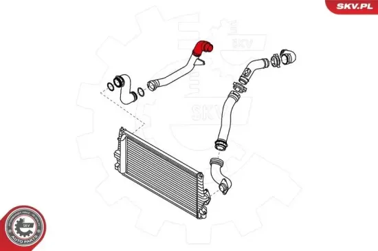 Ladeluftschlauch ESEN SKV 24SKV749 Bild Ladeluftschlauch ESEN SKV 24SKV749