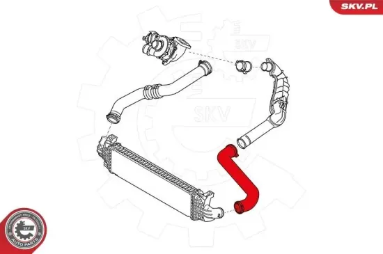 Ladeluftschlauch ESEN SKV 24SKV766 Bild Ladeluftschlauch ESEN SKV 24SKV766