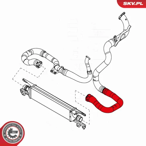 Ladeluftschlauch ESEN SKV 24SKV768 Bild Ladeluftschlauch ESEN SKV 24SKV768
