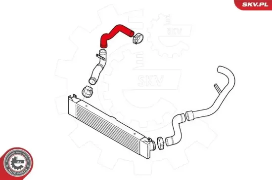 Ladeluftschlauch hinten rechts ESEN SKV 24SKV775 Bild Ladeluftschlauch hinten rechts ESEN SKV 24SKV775