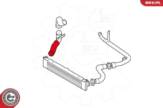 Ladeluftschlauch ESEN SKV 24SKV782 Bild Ladeluftschlauch ESEN SKV 24SKV782