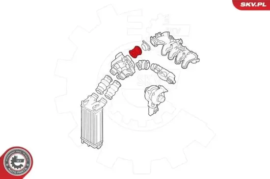 Ladeluftschlauch ESEN SKV 24SKV788 Bild Ladeluftschlauch ESEN SKV 24SKV788