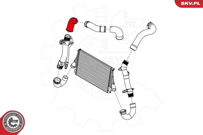 Ladeluftschlauch ESEN SKV 24SKV792 Bild Ladeluftschlauch ESEN SKV 24SKV792