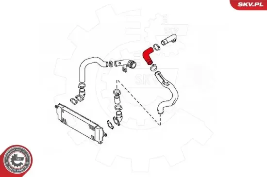 Ladeluftschlauch ESEN SKV 24SKV798 Bild Ladeluftschlauch ESEN SKV 24SKV798