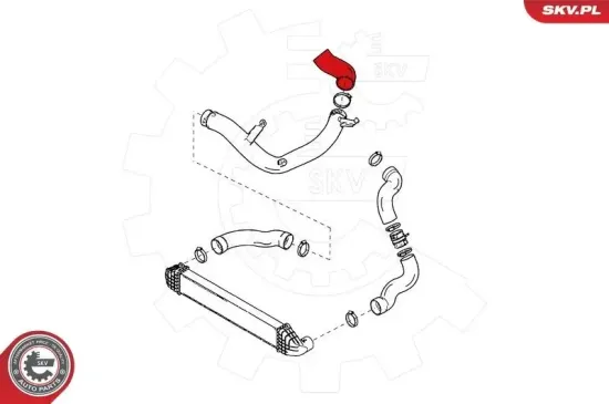 Ladeluftschlauch ESEN SKV 24SKV801 Bild Ladeluftschlauch ESEN SKV 24SKV801
