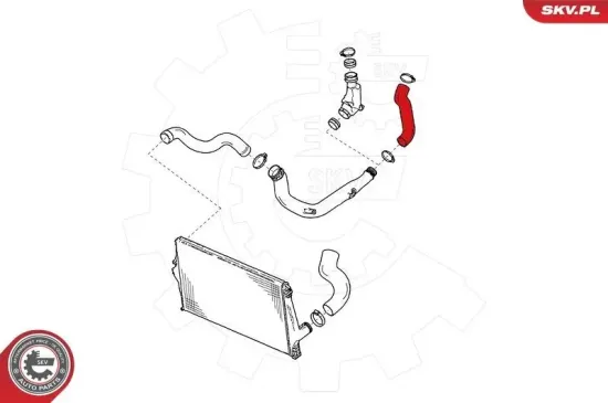 Ladeluftschlauch ESEN SKV 24SKV803 Bild Ladeluftschlauch ESEN SKV 24SKV803