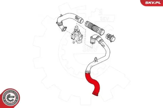 Ladeluftschlauch ESEN SKV 24SKV810 Bild Ladeluftschlauch ESEN SKV 24SKV810