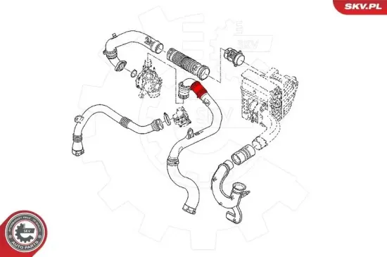Ladeluftschlauch ESEN SKV 24SKV811 Bild Ladeluftschlauch ESEN SKV 24SKV811