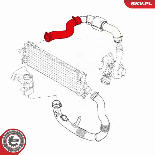 Ladeluftschlauch ESEN SKV 24SKV815 Bild Ladeluftschlauch ESEN SKV 24SKV815