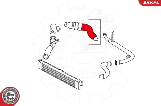 Ladeluftschlauch ESEN SKV 24SKV819 Bild Ladeluftschlauch ESEN SKV 24SKV819