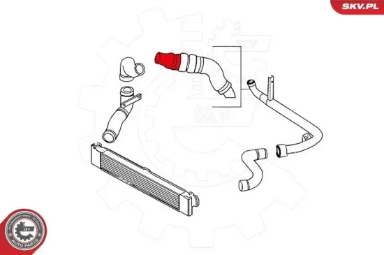Ladeluftschlauch ESEN SKV 24SKV820 Bild Ladeluftschlauch ESEN SKV 24SKV820
