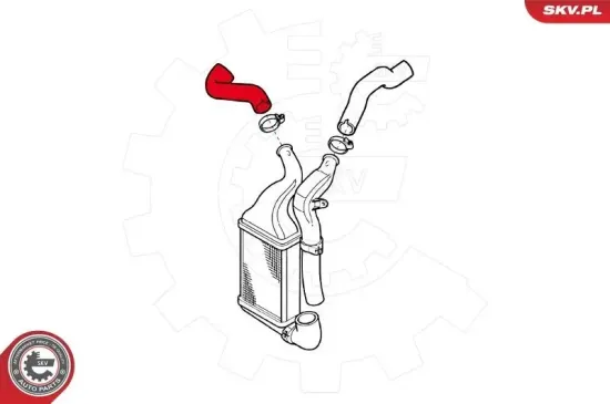 Ladeluftschlauch ESEN SKV 24SKV851 Bild Ladeluftschlauch ESEN SKV 24SKV851