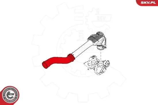 Ladeluftschlauch ESEN SKV 24SKV862 Bild Ladeluftschlauch ESEN SKV 24SKV862