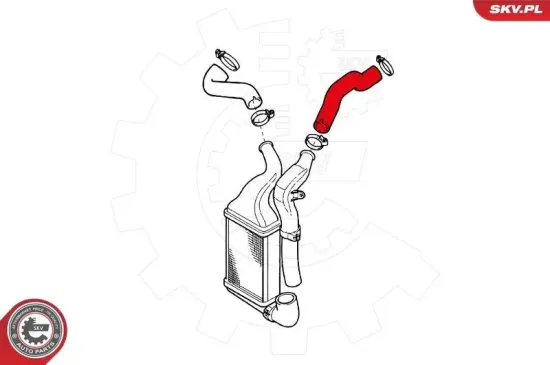 Ladeluftschlauch ESEN SKV 24SKV867 Bild Ladeluftschlauch ESEN SKV 24SKV867