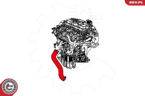 Ladeluftschlauch ESEN SKV 24SKV870 Bild Ladeluftschlauch ESEN SKV 24SKV870