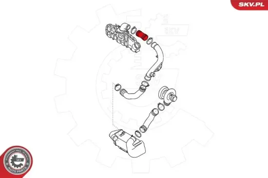 Ladeluftschlauch ESEN SKV 24SKV878 Bild Ladeluftschlauch ESEN SKV 24SKV878