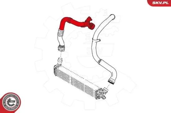 Ladeluftschlauch ESEN SKV 24SKV881 Bild Ladeluftschlauch ESEN SKV 24SKV881