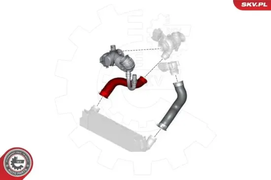Ladeluftschlauch ESEN SKV 24SKV886 Bild Ladeluftschlauch ESEN SKV 24SKV886