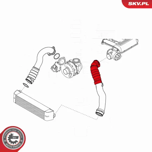 Ladeluftschlauch ESEN SKV 24SKV893 Bild Ladeluftschlauch ESEN SKV 24SKV893