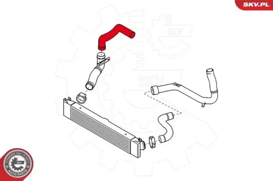 Ladeluftschlauch ESEN SKV 24SKV906 Bild Ladeluftschlauch ESEN SKV 24SKV906