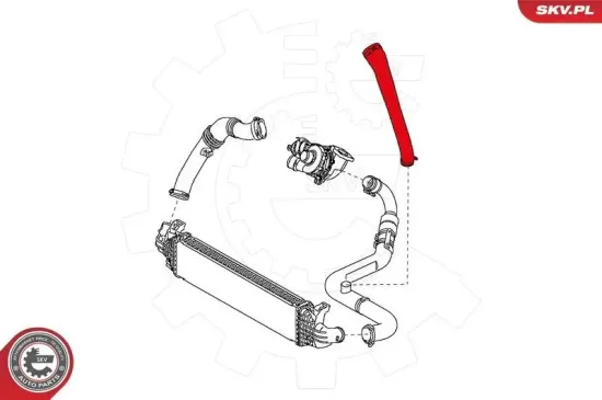 Ladeluftschlauch ESEN SKV 24SKV907 Bild Ladeluftschlauch ESEN SKV 24SKV907