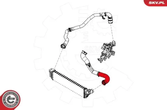 Ladeluftschlauch ESEN SKV 24SKV912 Bild Ladeluftschlauch ESEN SKV 24SKV912