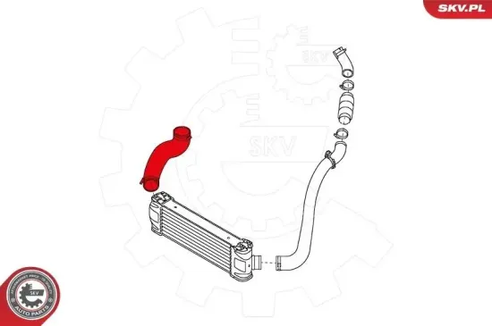 Ladeluftschlauch vorne rechts ESEN SKV 24SKV919 Bild Ladeluftschlauch vorne rechts ESEN SKV 24SKV919