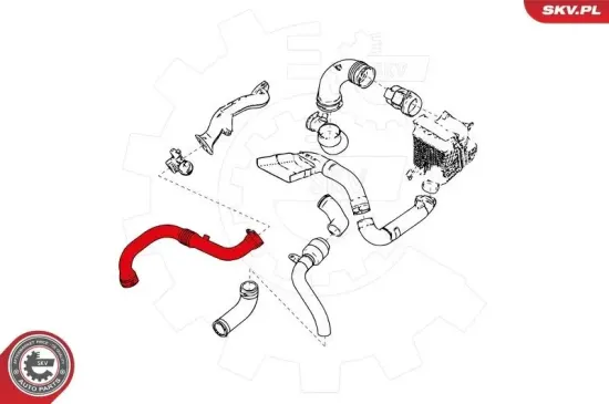 Ladeluftschlauch ESEN SKV 24SKV963 Bild Ladeluftschlauch ESEN SKV 24SKV963