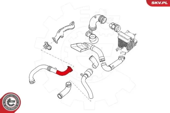 Ladeluftschlauch ESEN SKV 24SKV964 Bild Ladeluftschlauch ESEN SKV 24SKV964