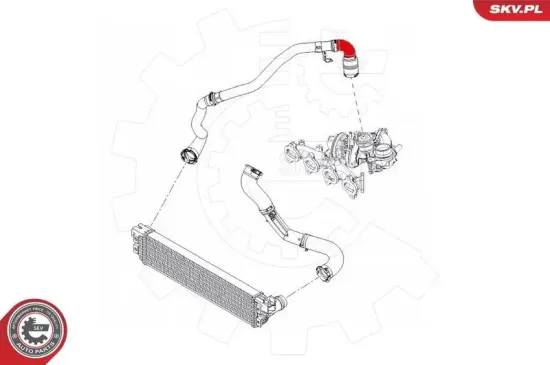 Ladeluftschlauch ESEN SKV 24SKV965 Bild Ladeluftschlauch ESEN SKV 24SKV965