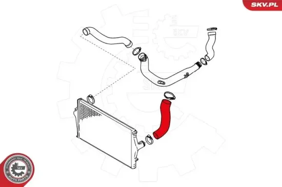 Ladeluftschlauch ESEN SKV 24SKV980 Bild Ladeluftschlauch ESEN SKV 24SKV980
