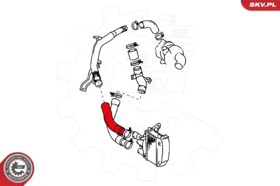 Ladeluftschlauch ESEN SKV 24SKV988 Bild Ladeluftschlauch ESEN SKV 24SKV988