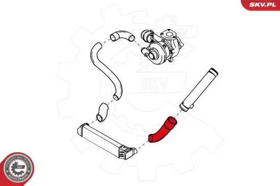 Ladeluftschlauch ESEN SKV 24SKV989 Bild Ladeluftschlauch ESEN SKV 24SKV989