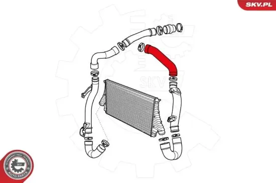 Ladeluftschlauch ESEN SKV 24SKV992 Bild Ladeluftschlauch ESEN SKV 24SKV992
