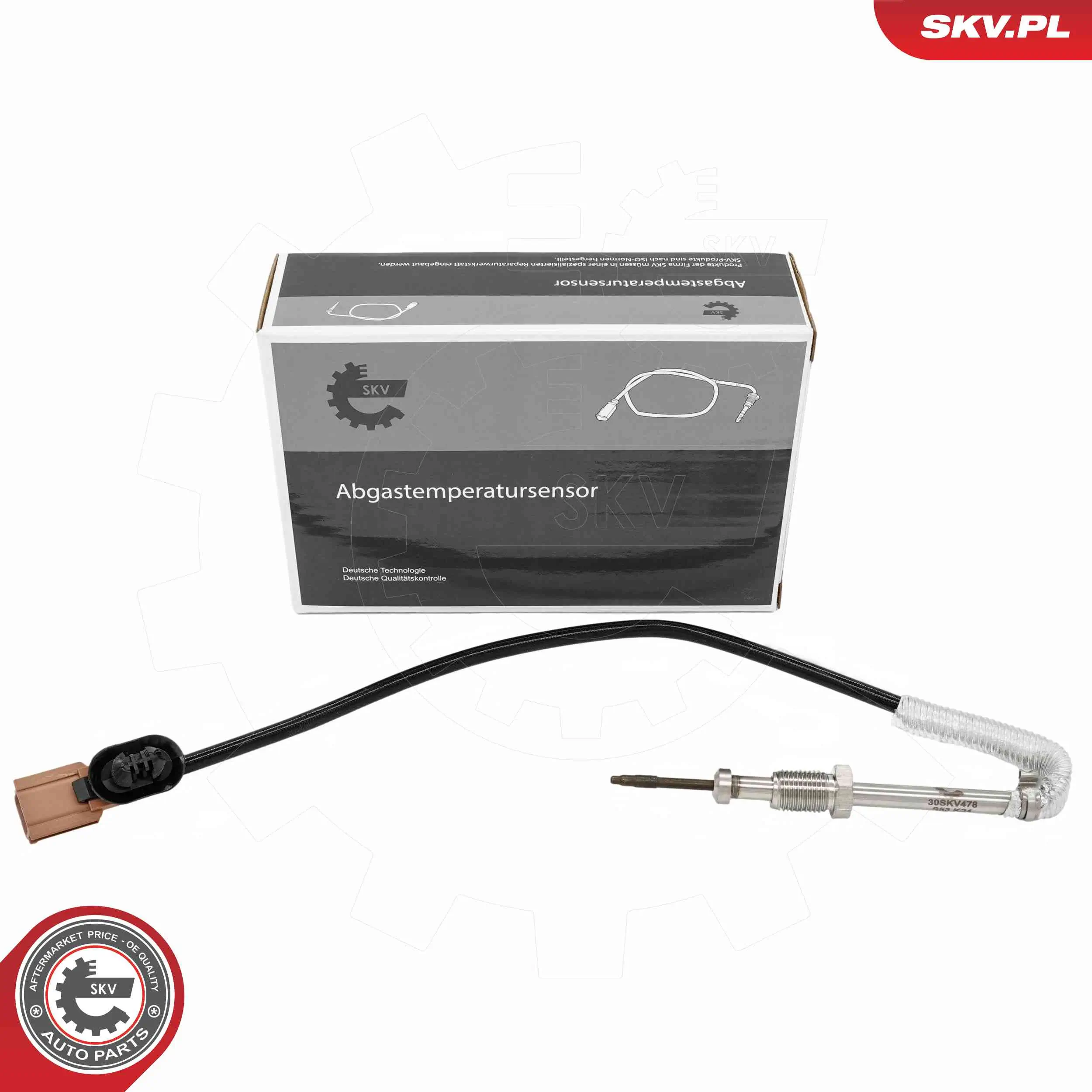 Sensor, Abgastemperatur 5 V nach Katalysator ESEN SKV 30SKV478