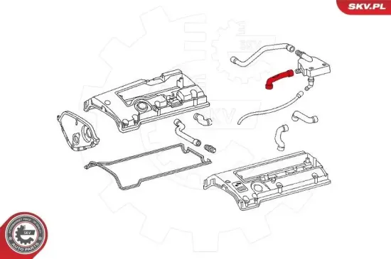 Schlauch, Kurbelgehäuseentlüftung ESEN SKV 31SKV126 Bild Schlauch, Kurbelgehäuseentlüftung ESEN SKV 31SKV126