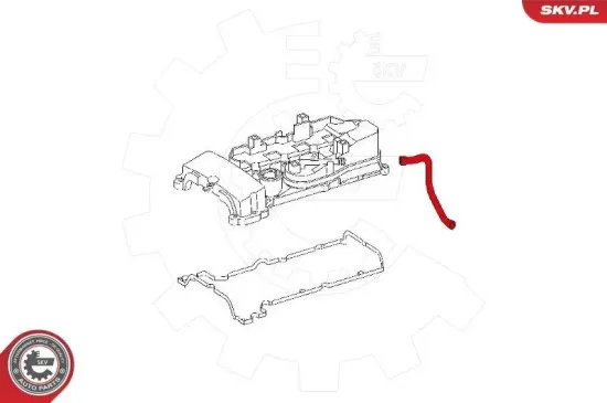 Schlauch, Zylinderkopfhaubenentlüftung ESEN SKV 31SKV129 Bild Schlauch, Zylinderkopfhaubenentlüftung ESEN SKV 31SKV129