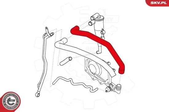 Schlauch, Kurbelgehäuseentlüftung ESEN SKV 31SKV134 Bild Schlauch, Kurbelgehäuseentlüftung ESEN SKV 31SKV134