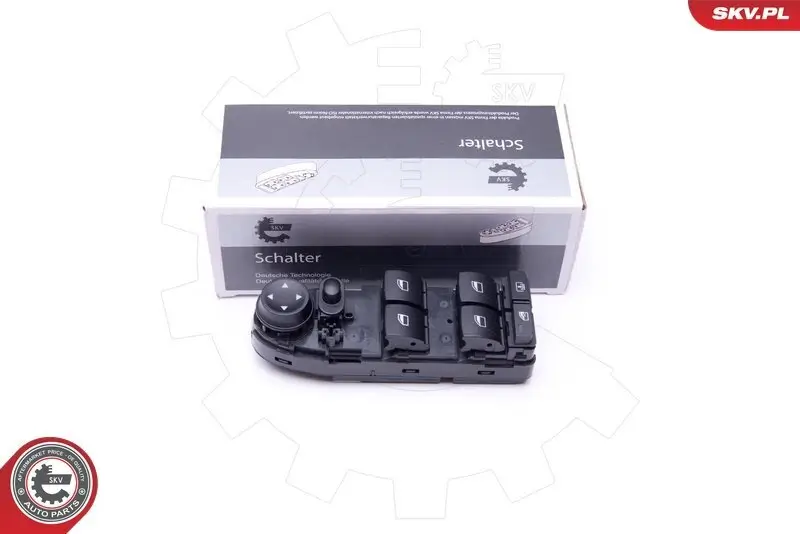 Schalter, Fensterheber 12 V vorne fahrerseitig ESEN SKV 37SKV037