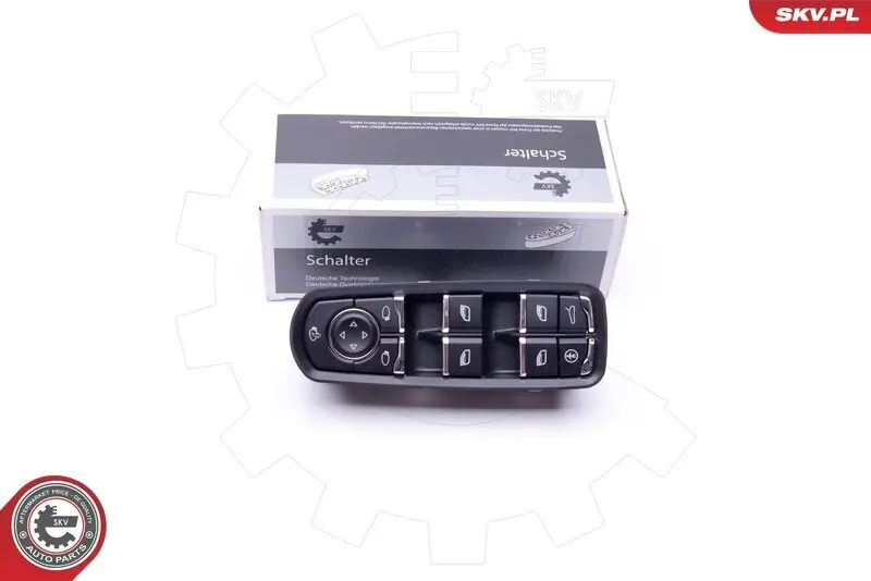 Schalter, Fensterheber 12 V vorne fahrerseitig ESEN SKV 37SKV089