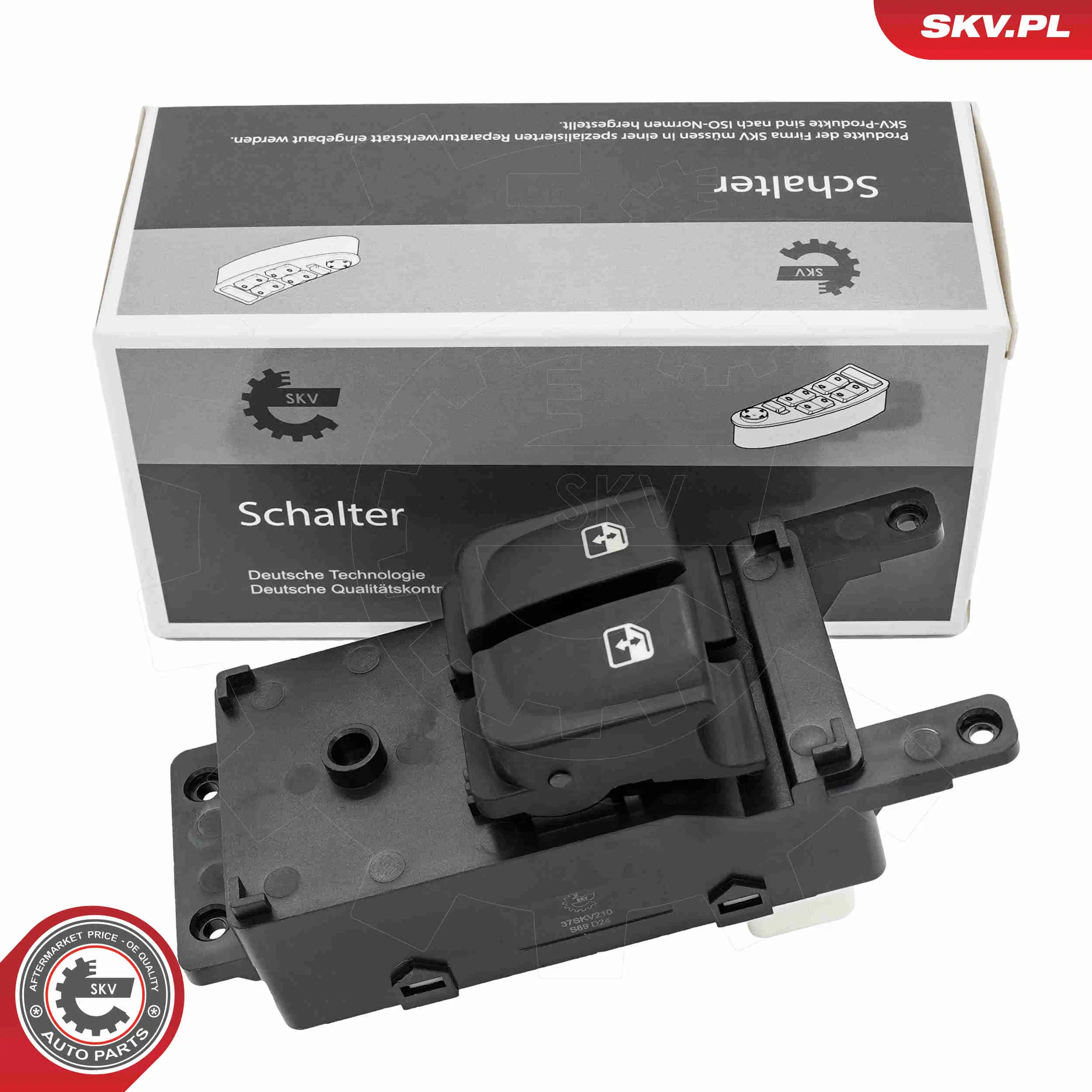Schalter, Fensterheber 12 V vorne links ESEN SKV 37SKV210