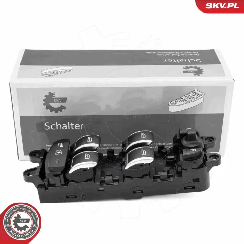 Schalter, Fensterheber vorne links ESEN SKV 37SKV214 Bild Schalter, Fensterheber vorne links ESEN SKV 37SKV214