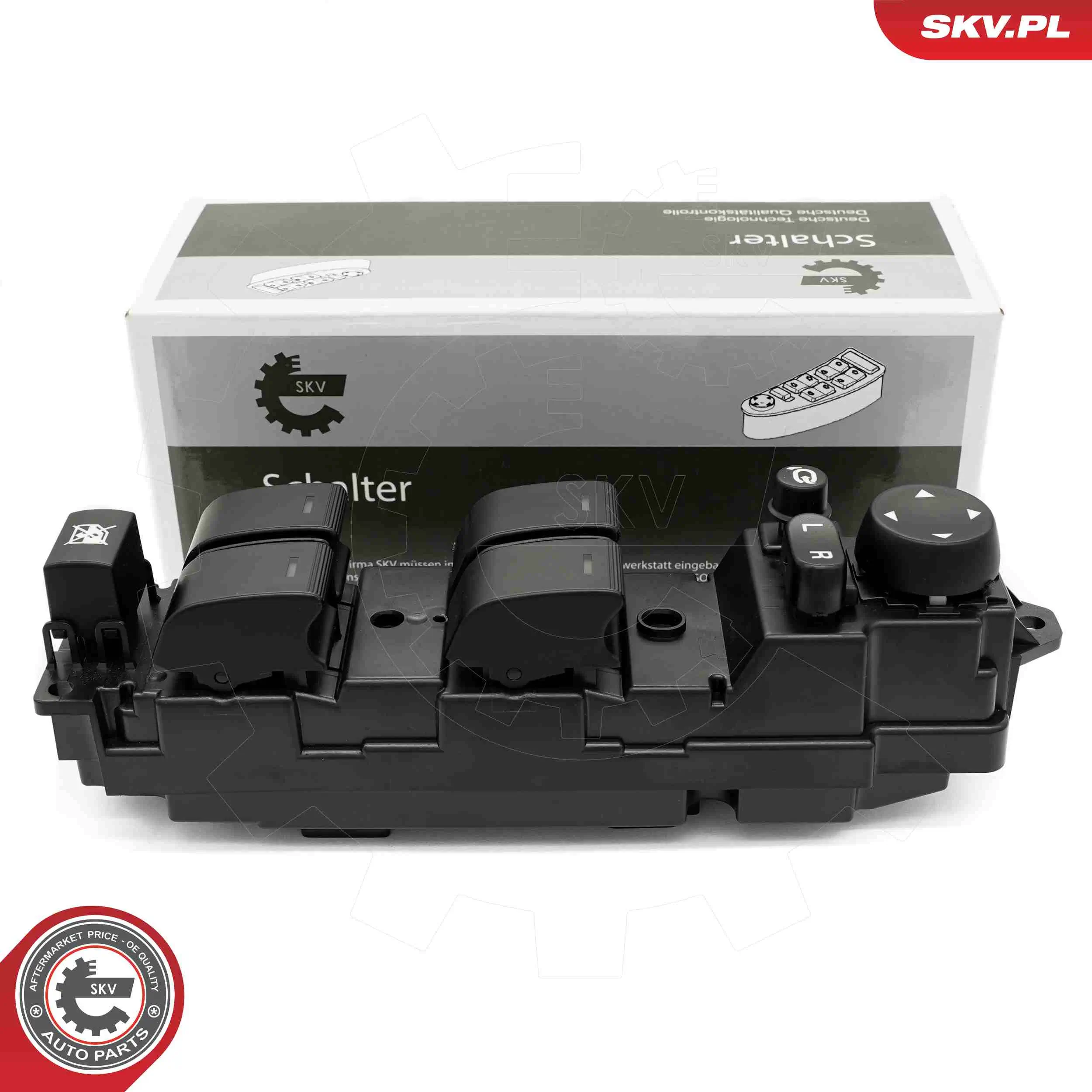 Schalter, Fensterheber 12 V fahrerseitig ESEN SKV 37SKV421