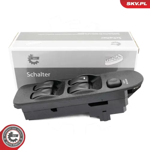 Schalter, Fensterheber 12 V beifahrerseitig ESEN SKV 37SKV422 Bild Schalter, Fensterheber 12 V beifahrerseitig ESEN SKV 37SKV422