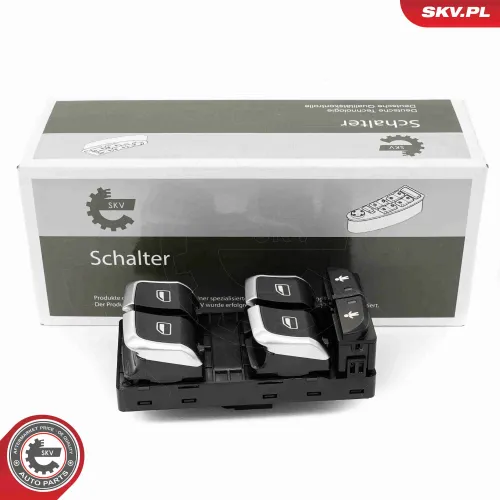 Schalter, Fensterheber fahrerseitig ESEN SKV 37SKV424 Bild Schalter, Fensterheber fahrerseitig ESEN SKV 37SKV424