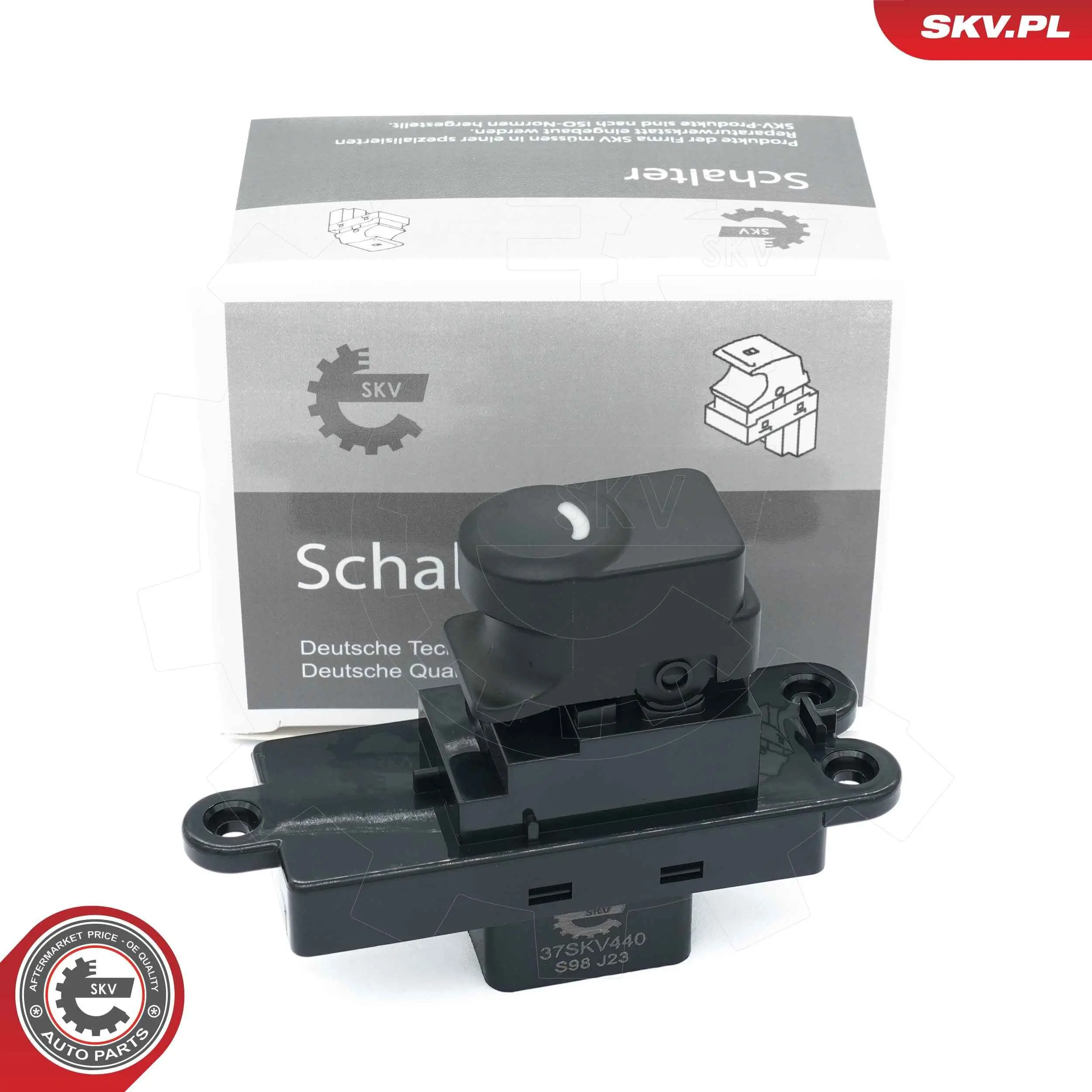 Schalter, Fensterheber hinten links hinten rechts ESEN SKV 37SKV440