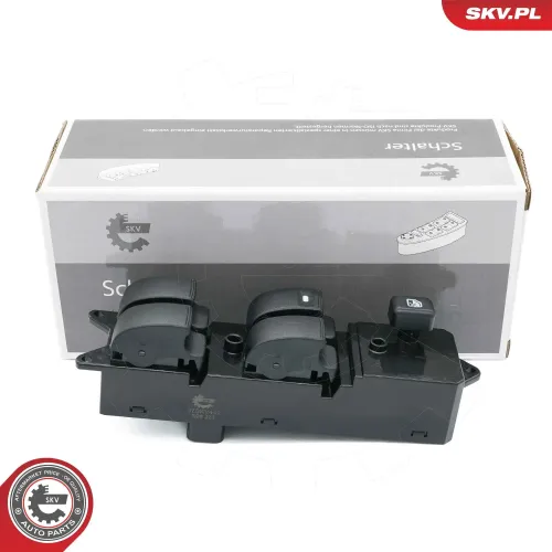 Schalter, Fensterheber 12 V fahrerseitig ESEN SKV 37SKV442 Bild Schalter, Fensterheber 12 V fahrerseitig ESEN SKV 37SKV442