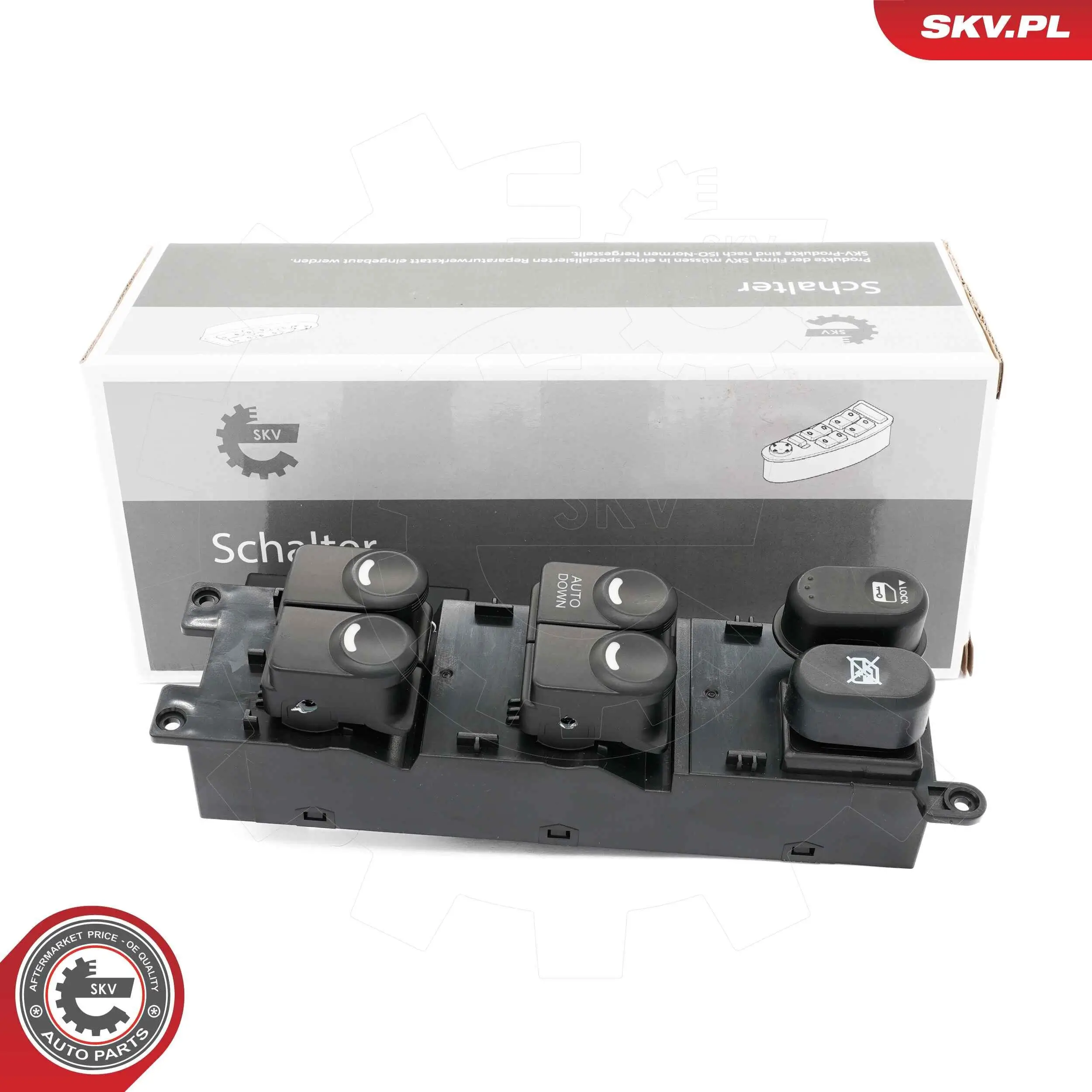 Schalter, Fensterheber 12 V links ESEN SKV 37SKV455