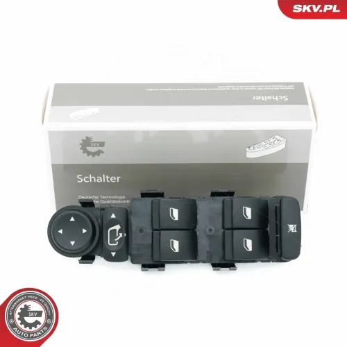 Schalter, Fensterheber fahrerseitig ESEN SKV 37SKV492 Bild Schalter, Fensterheber fahrerseitig ESEN SKV 37SKV492